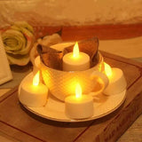 12 LED Lamp Creative Rechargeable Flickering Candle