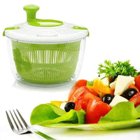 5L Large Salad Spinner and Dresser + Free vegetable Chopper