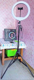 33cm RGB LED Ring Light With Tripod Stand Phone Clip Colorful Photography Lighting