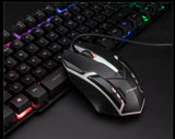 Gaming Backlit Keyboard USB Wired Keyboard Mouse Set FV-Q3055