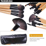 24pcs Makeup Brush Sets Professional Cosmetics (Black Pouch included)