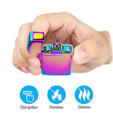 USB Rechargeable Windproof Flameless Electric Lighter