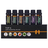 100% Pure Natural Aromatherapy Essential Oil (6 x 10ml)