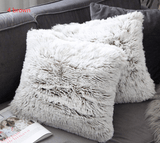 Faux Fur Throw Pillow 40 cm x 40 cm (Cushion included)