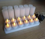 12 LED Lamp Creative Rechargeable Flickering Candle