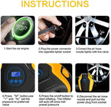 Tire Inflator & Air Compressor Pump