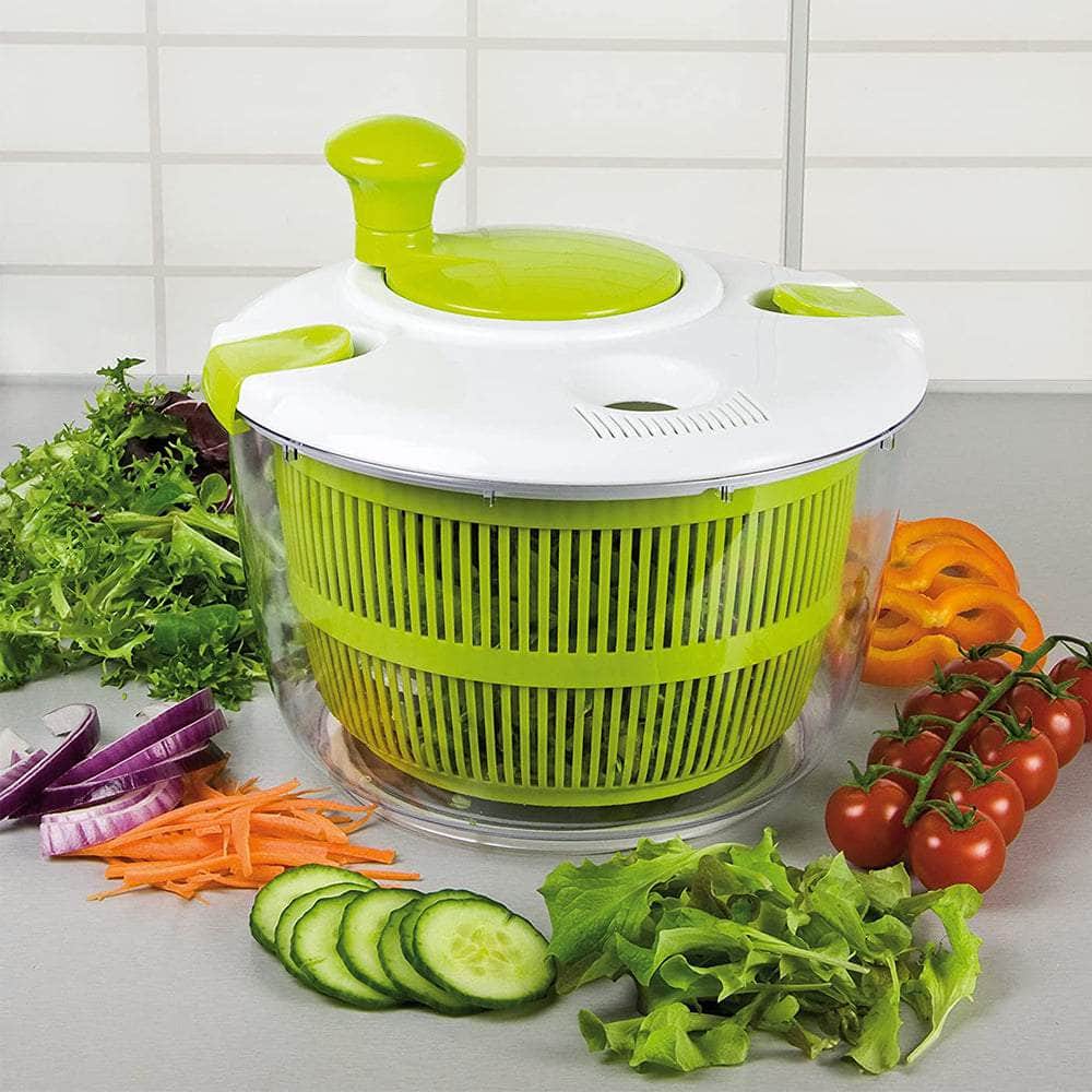 5L Large Salad Spinner and Dresser + Free vegetable Chopper