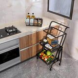 Metal Storage Rolling Cart 3 Tier