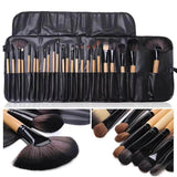 24pcs Makeup Brush Sets Professional Cosmetics (Black Pouch included)