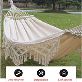 Portable Tassel Double Hammock