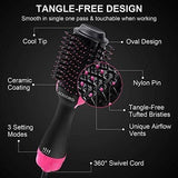 One Step Hot Air Brush, 3-in-1 Hair Dryer Brush & Styler & Volumizer Multi-functional Straightener