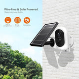 Smart Home Solar Outdoor Camera Wireless SD card