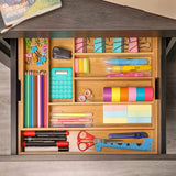 Expandable Bamboo Kitchen Drawer Organizer
