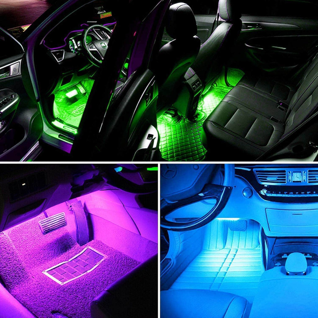 LED Car Interior Light Auto Atmosphere Lighting Kit (music sensor