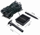 20m LED Solar String Lights Outdoor