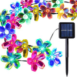 Solar String Lights,3 m 20 LED Blossom String Lights, Waterproof Flower Multi color