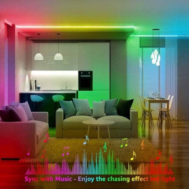 10M RGBIC Led Strip Lights Bluetooth-compatible Dreamcolor Smart