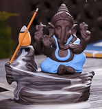 Ganesha Incense Burner Backflow + 100 cones