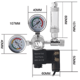 CO2 Regulator Solenoid Vvalve Bubble Counter W21.8