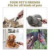 Dogs and Cats Hair Trimmer Grooming Clippers Kit Rechargeable Cordless (White)