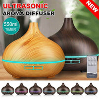 550ml Remote Control Air Aroma Ultrasonic Humidifier