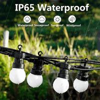 10m 20 G50 Bulbs LED String Light Electric Warm White