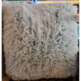 Faux Fur Throw Pillow 40 cm x 40 cm (Cushion included)