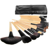 24pcs Makeup Brush Sets Professional Cosmetics (Black Pouch included)