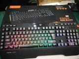 MEETION MT-K9420 RGB LED Membrane Backlit Wired Gaming Keyboard | 104/105 Standard Keys with Custom Macro Pro Membrane