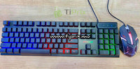 Gaming Backlit Keyboard USB Wired Keyboard Mouse Set FV-Q3055