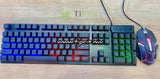 Gaming Backlit Keyboard USB Wired Keyboard Mouse Set FV-Q3055