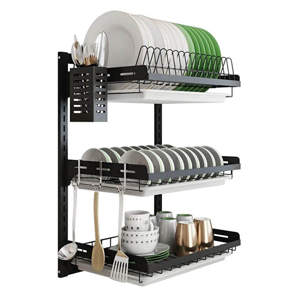 Stainless Steel 304 Kitchen Dish Rack Wall Mounted