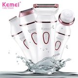 Kemei KM-7202 5 in 1 Ladies Shaver Multifunction Hair Epilator