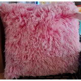 Faux Fur Throw Pillow 40 cm x 40 cm (Cushion included)