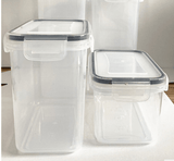 15pcs BPA Free Plastic Dry Food Canisters for Kitchen Pantry Organization
