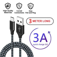 USB TYPE C - 3 M - 3 A