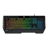 MEETION MT-K9420 RGB LED Membrane Backlit Wired Gaming Keyboard | 104/105 Standard Keys with Custom Macro Pro Membrane