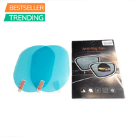 2PCS Car Rearview Mirror Anti-fog Film - Transparent