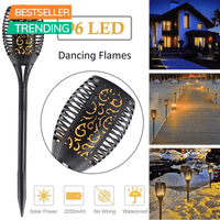 Solar Torch Lights,Dancing Flame Lighting 96 LED