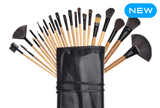 24pcs Makeup Brush Sets Professional Cosmetics (Black Pouch included)