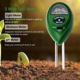 3 In 1 soil detector PH soil hygrometer / soil pH meter / light intensity meter garden PH value analysis equipment