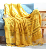 Nordic Knitted Throw Blanket